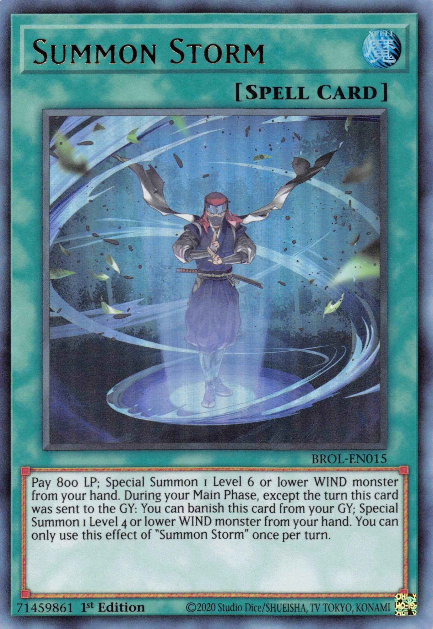 Summon Storm [BROL-EN015] Ultra Rare | The Time Vault CA