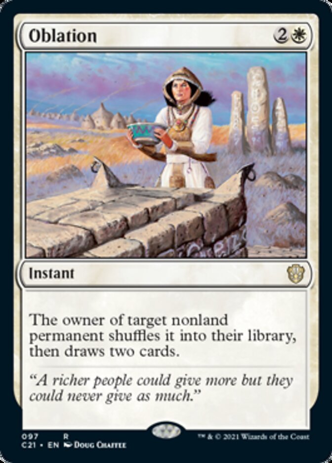 Oblation [Commander 2021] | The Time Vault CA