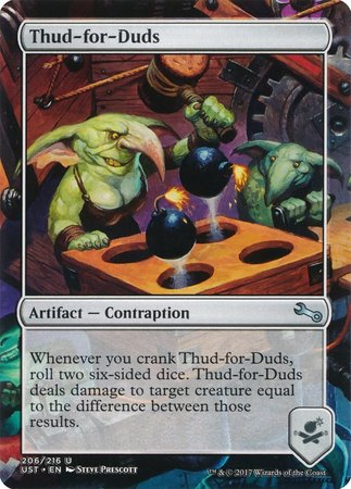 Thud-for-Duds [Unstable] | The Time Vault CA