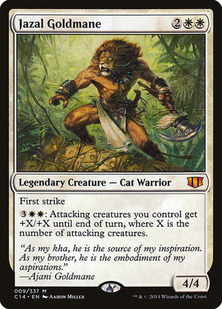Jazal Goldmane [Commander 2014] | The Time Vault CA