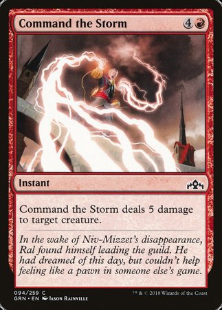 Command the Storm [Guilds of Ravnica] | The Time Vault CA