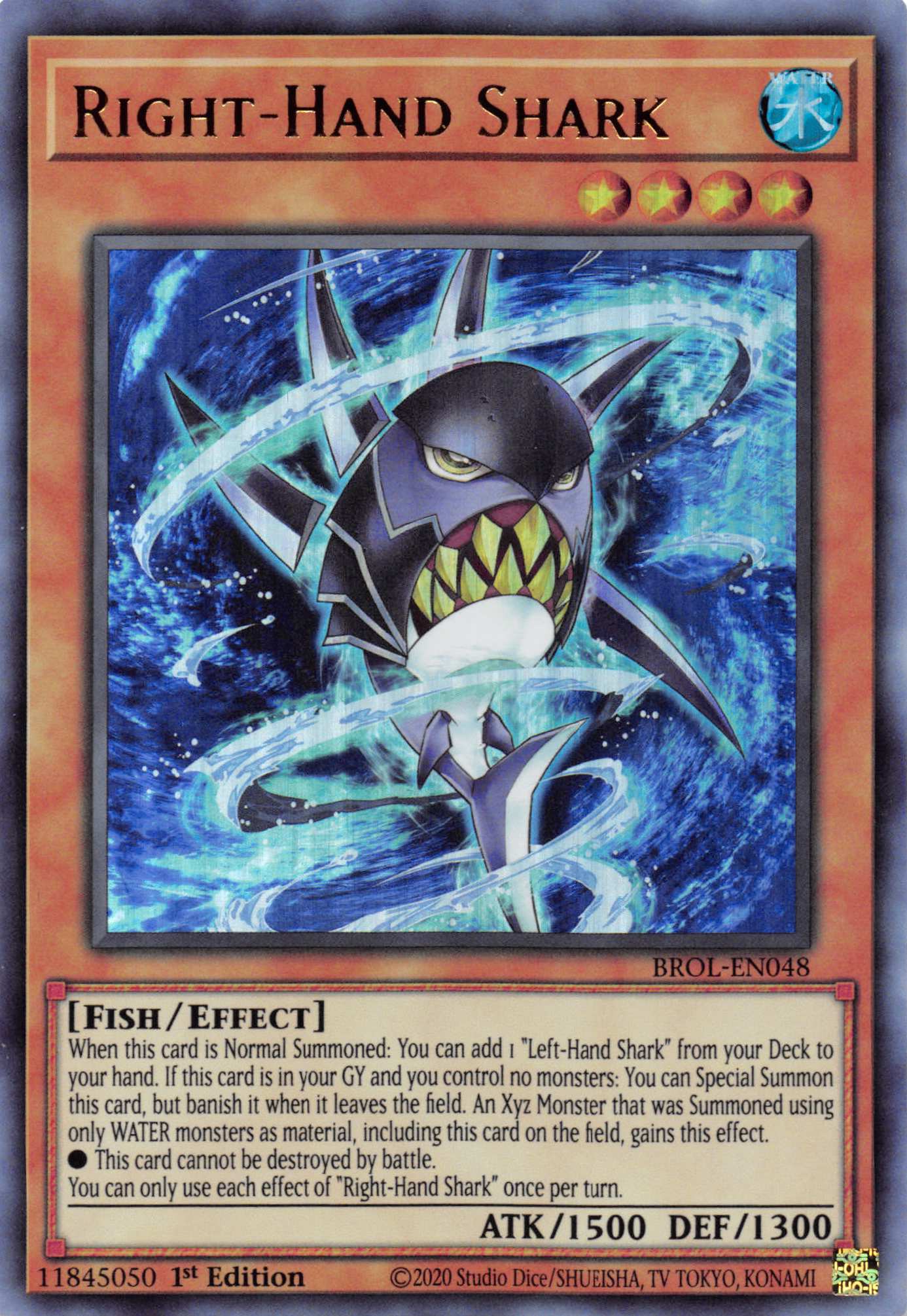 Right-Hand Shark [BROL-EN048] Ultra Rare | The Time Vault CA