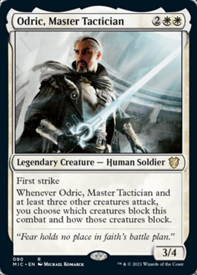 Odric, Master Tactician [Innistrad: Midnight Hunt Commander] | The Time Vault CA