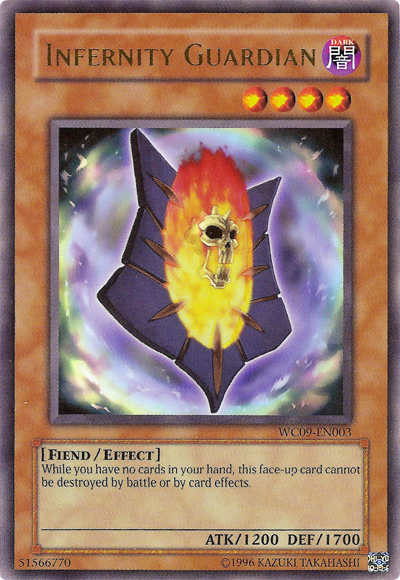 Infernity Guardian [WC09-EN003] Ultra Rare | The Time Vault CA