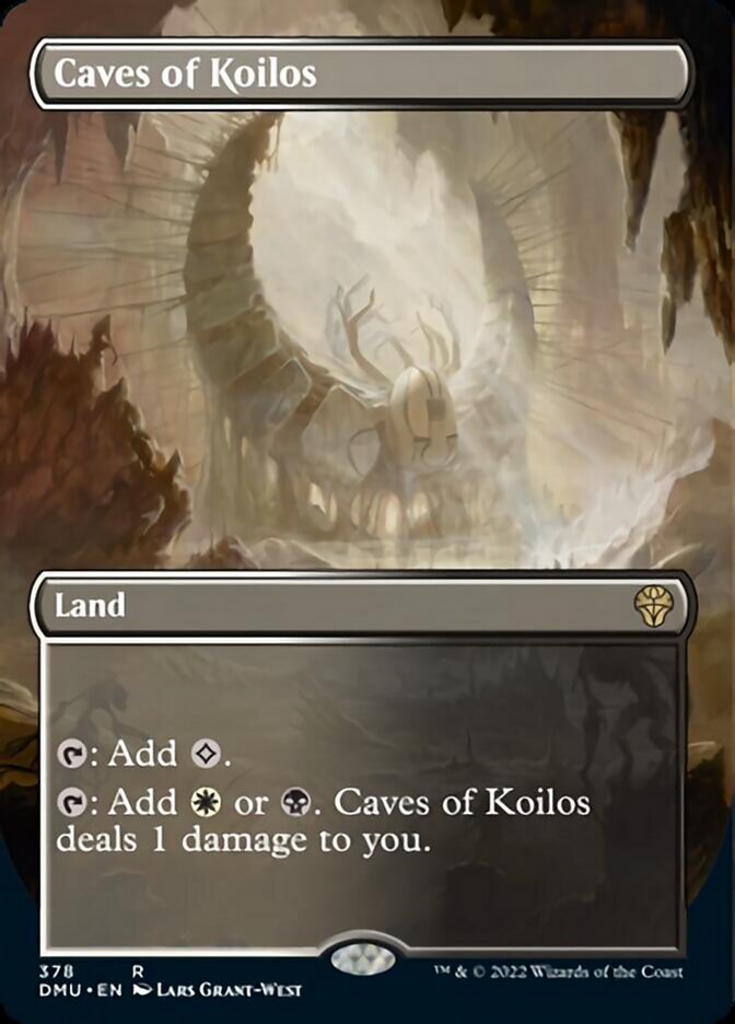 Caves of Koilos (Borderless Alternate Art) [Dominaria United] | The Time Vault CA