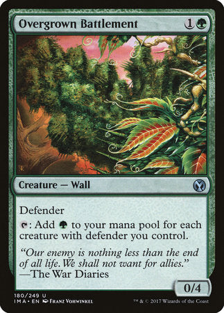 Overgrown Battlement [Iconic Masters] | The Time Vault CA