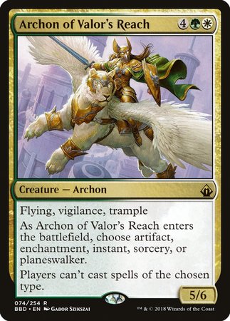Archon of Valor's Reach [Battlebond] | The Time Vault CA