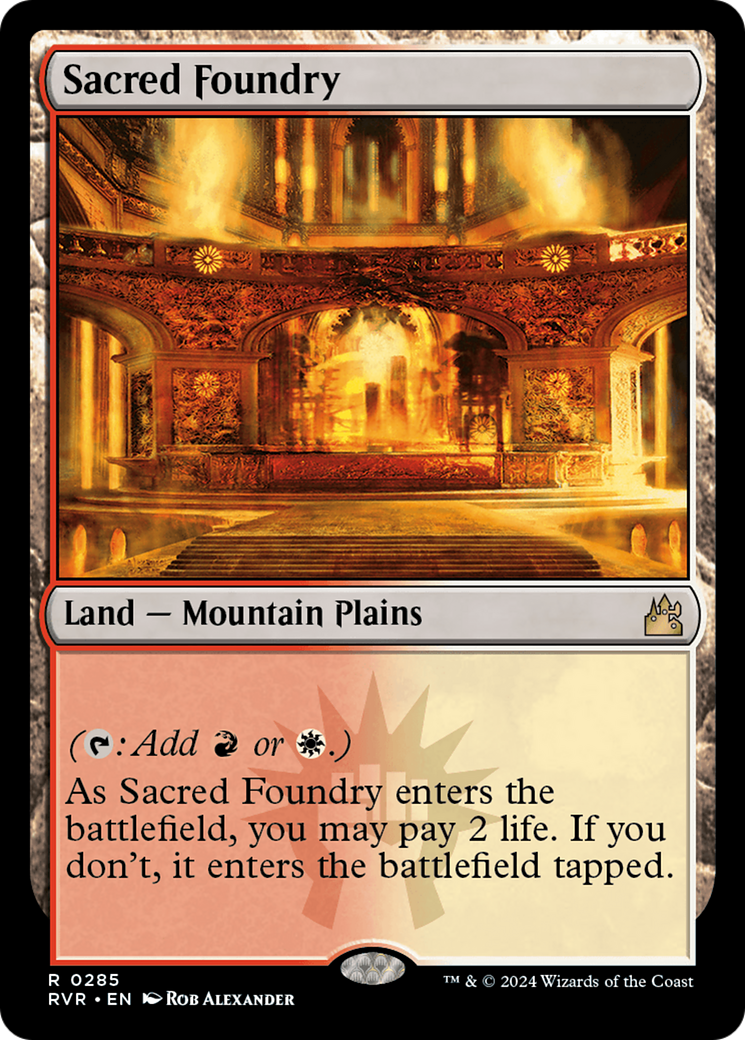 Sacred Foundry [Ravnica Remastered] | The Time Vault CA