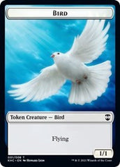 Bird // Spirit Double-sided Token [Kaldheim Commander Tokens] | The Time Vault CA