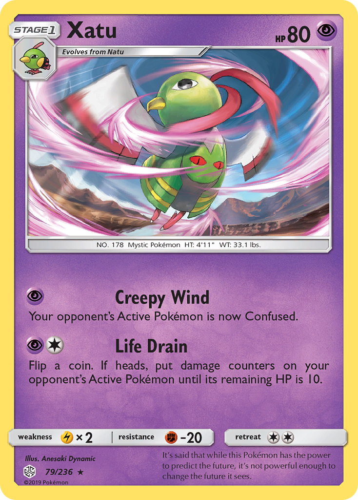 Xatu (79/236) [Sun & Moon: Cosmic Eclipse] | The Time Vault CA