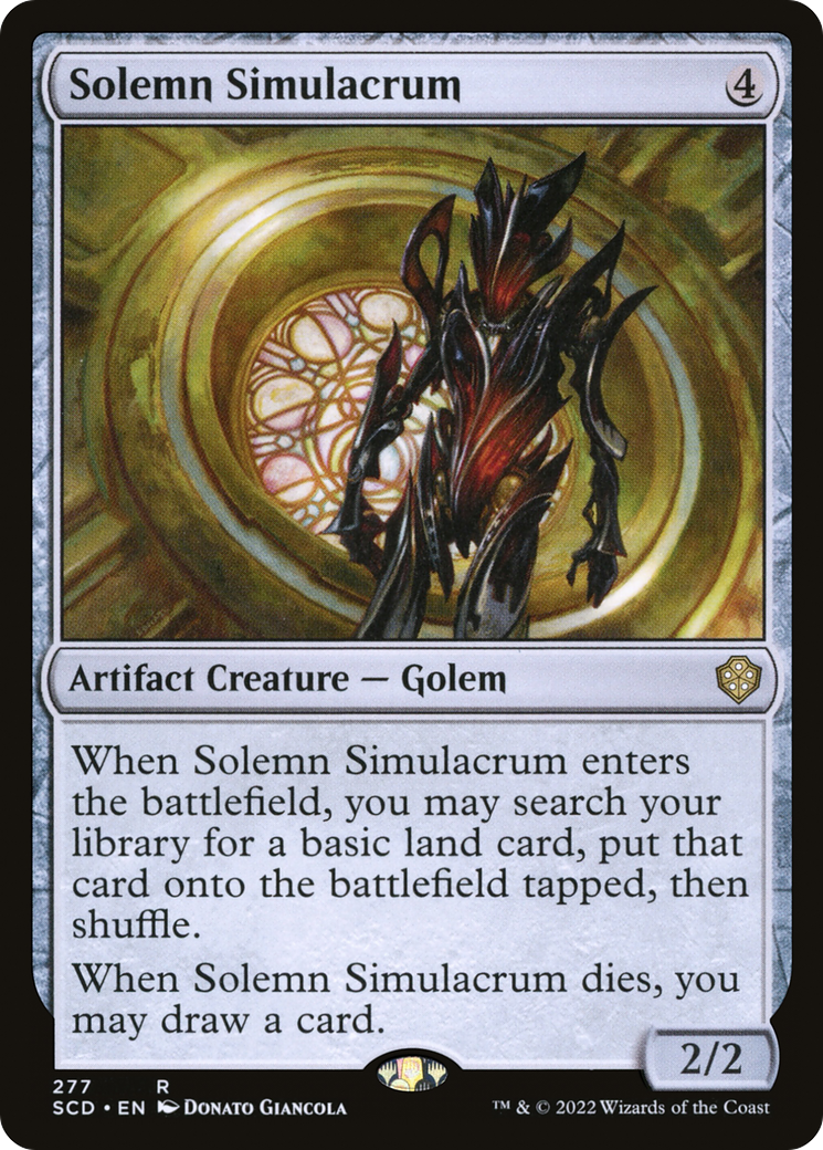 Solemn Simulacrum [Starter Commander Decks] | The Time Vault CA