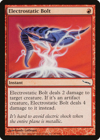 Electrostatic Bolt [Mirrodin] | The Time Vault CA