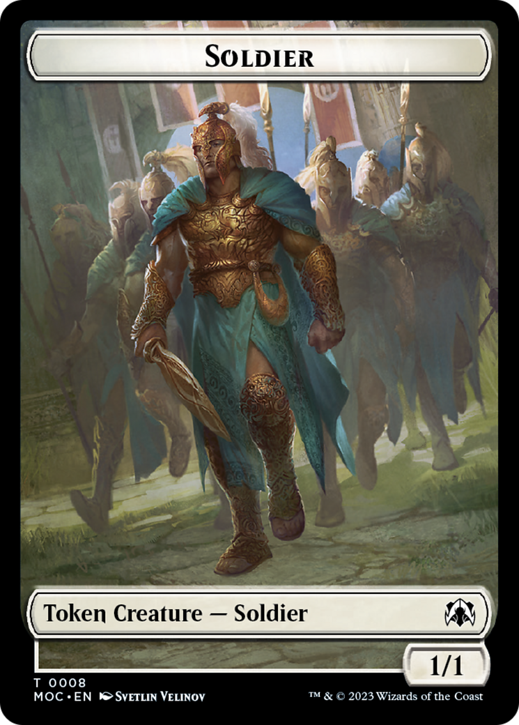 Soldier // Insect Double-Sided Token [March of the Machine Commander Tokens] | The Time Vault CA