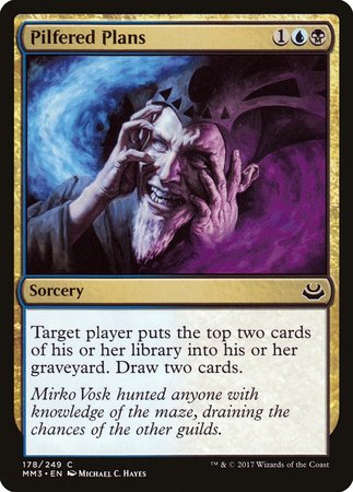 Pilfered Plans [Modern Masters 2017] | The Time Vault CA