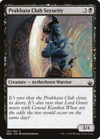 Prakhata Club Security [Battlebond] | The Time Vault CA