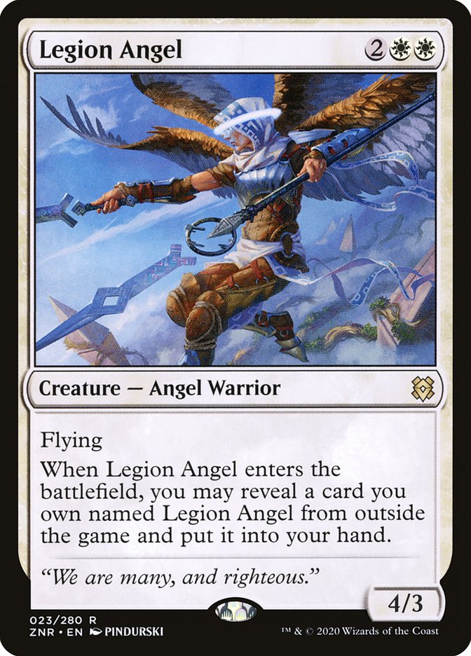 Legion Angel [Zendikar Rising] | The Time Vault CA