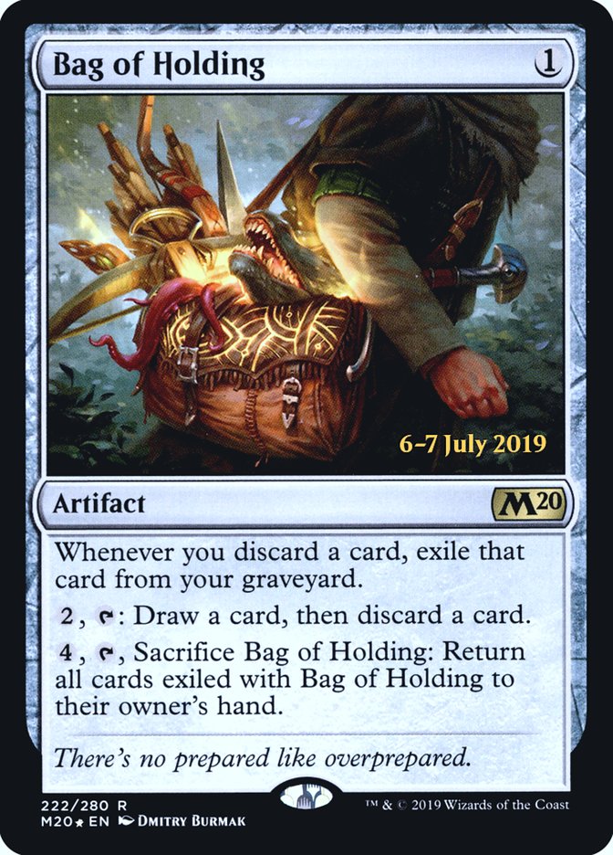 Bag of Holding  [Core Set 2020 Prerelease Promos] | The Time Vault CA