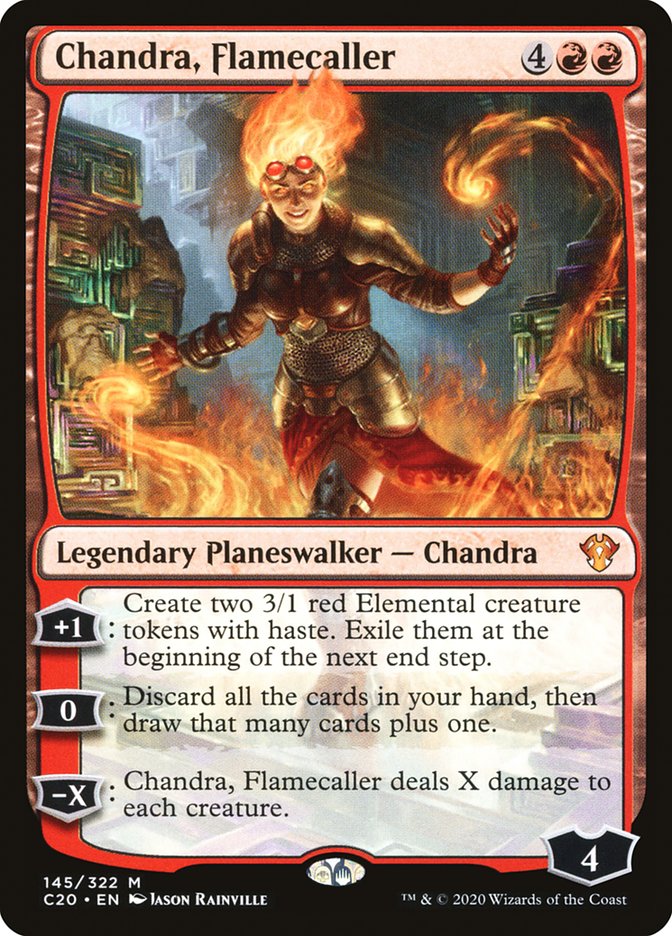 Chandra, Flamecaller [Commander 2020] | The Time Vault CA