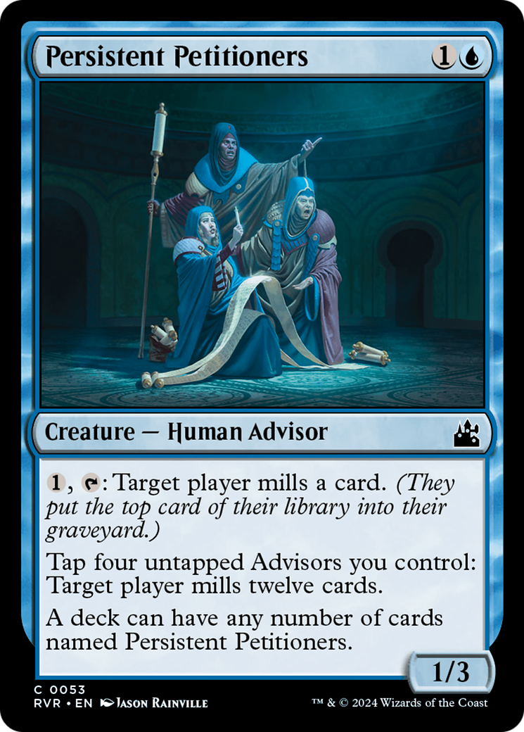 Persistent Petitioners [Ravnica Remastered] | The Time Vault CA