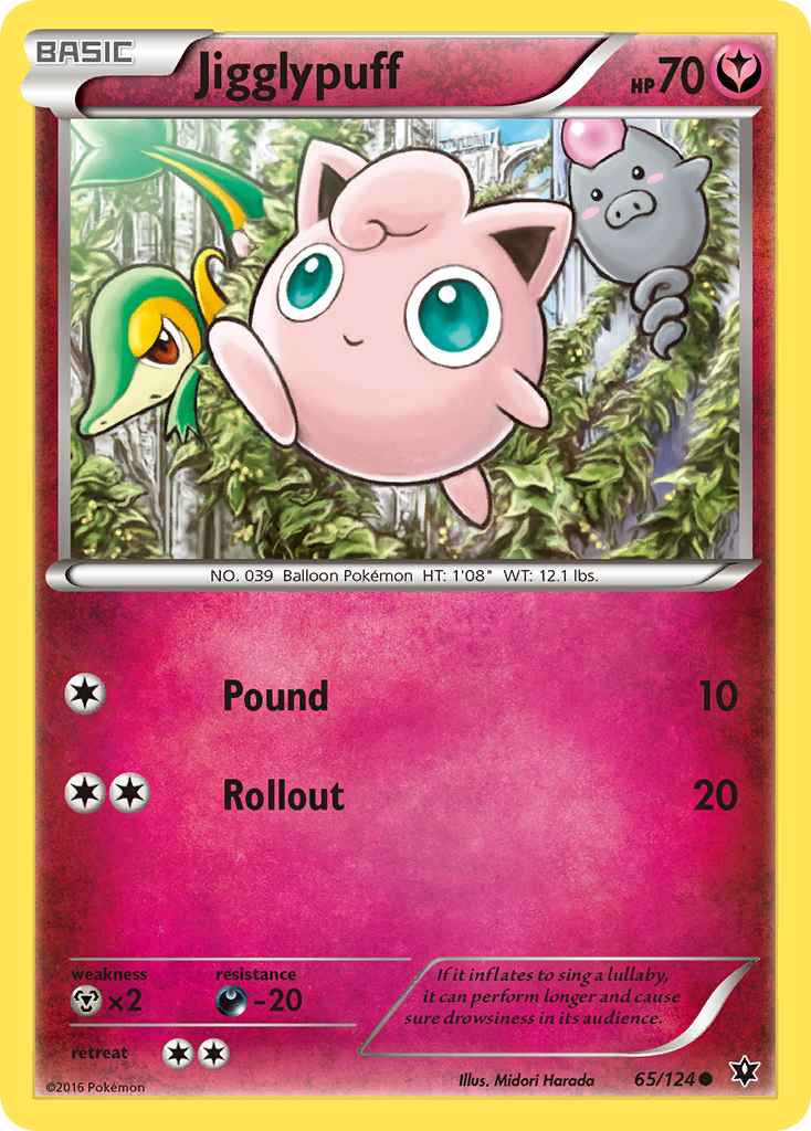 Jigglypuff (65/124) [XY: Fates Collide] | The Time Vault CA