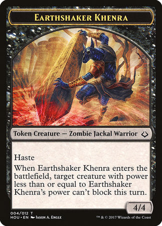 Earthshaker Khenra Token [Hour of Devastation Tokens] | The Time Vault CA