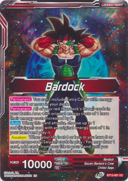 Bardock // SS Bardock, the Legend Awakened (BT13-001) [Supreme Rivalry Prerelease Promos] | The Time Vault CA