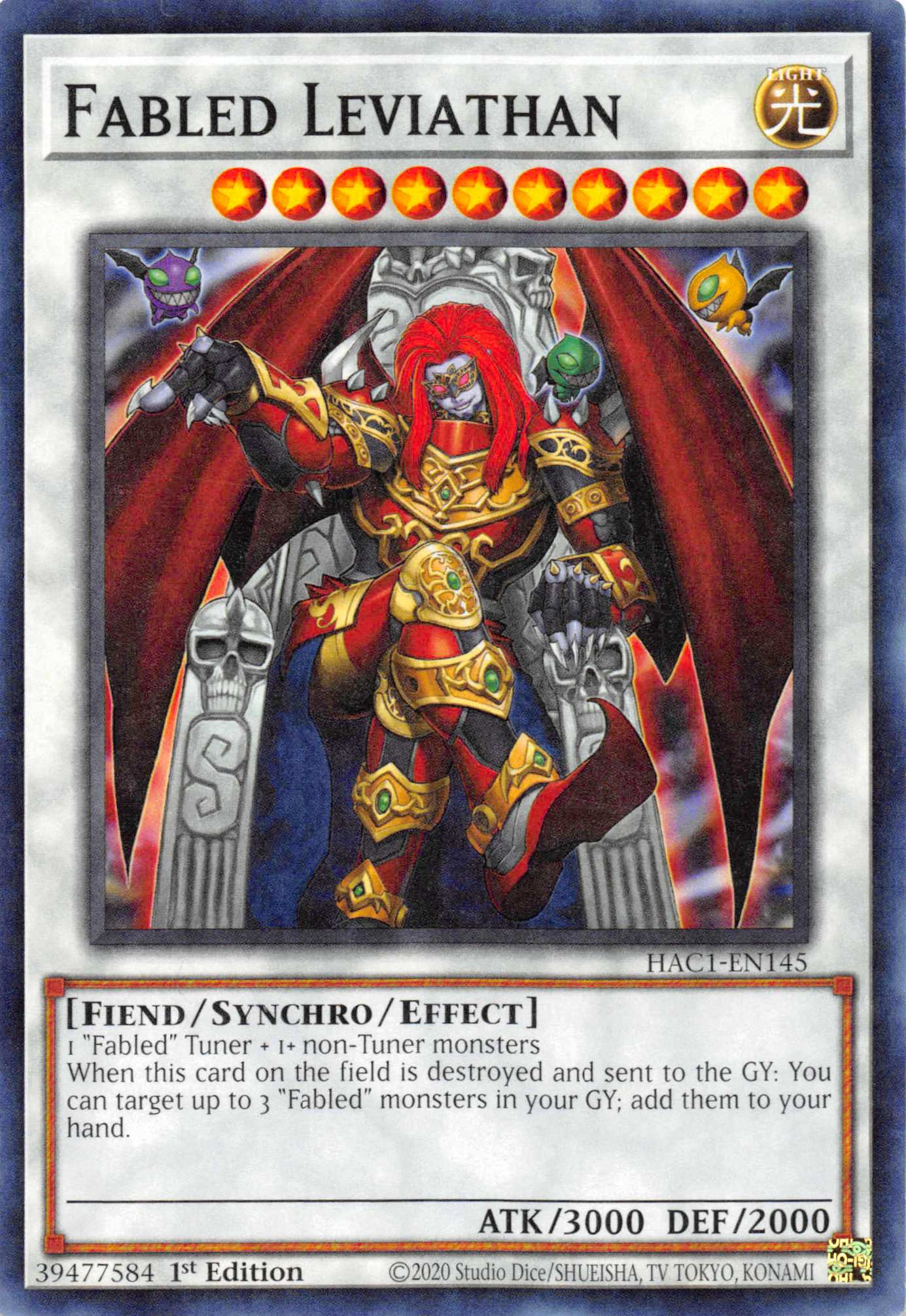 Fabled Leviathan [HAC1-EN145] Common | The Time Vault CA