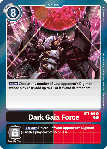 Dark Gaia Force [BT8-105] [New Awakening] | The Time Vault CA