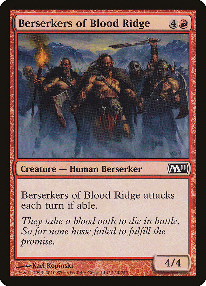 Berserkers of Blood Ridge [Magic 2011] | The Time Vault CA
