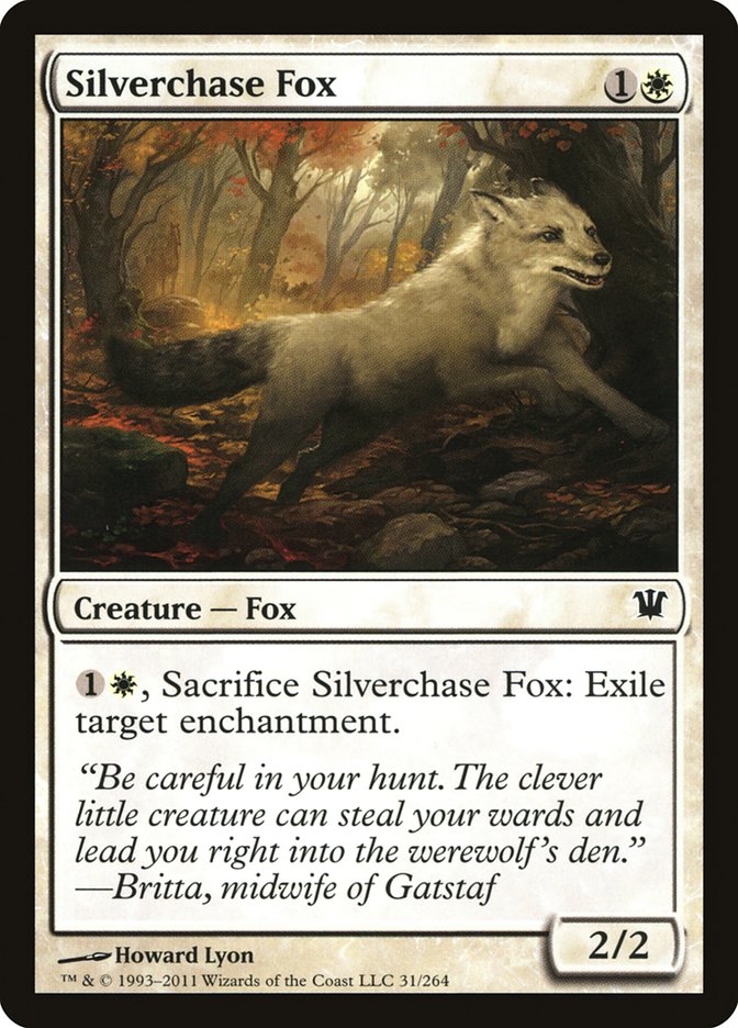 Silverchase Fox [Innistrad] | The Time Vault CA