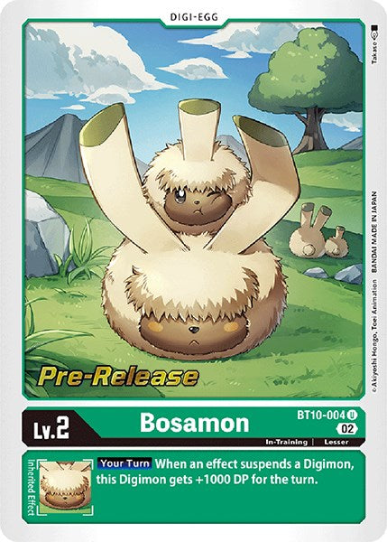 Bosamon [BT10-004] [Xros Encounter Pre-Release Cards] | The Time Vault CA