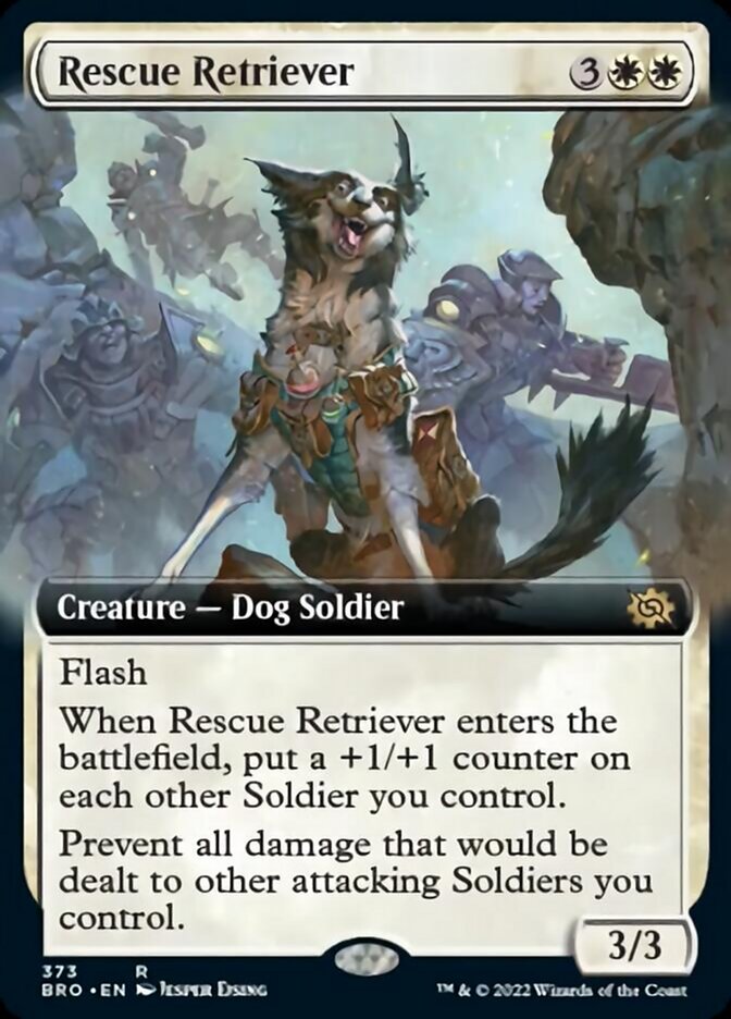 Rescue Retriever (Extended Art) [The Brothers' War] | The Time Vault CA