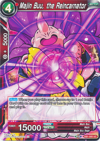 Majin Buu, the Reincarnator (DB1-005) [Dragon Brawl] | The Time Vault CA