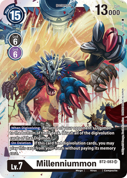Millenniummon [BT2-083] [Release Special Booster Ver.1.0] | The Time Vault CA