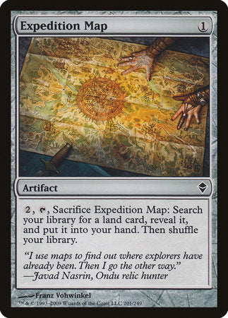 Expedition Map [Zendikar] | The Time Vault CA