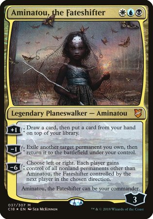 Aminatou, the Fateshifter (Commander 2018) [Commander 2018 Oversized] | The Time Vault CA