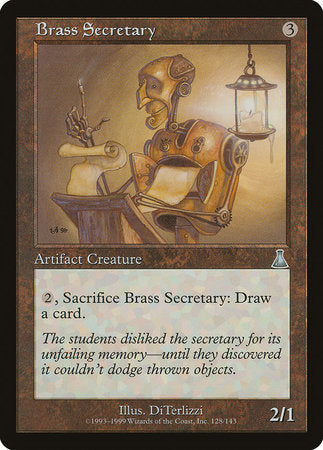 Brass Secretary [Urza's Destiny] | The Time Vault CA