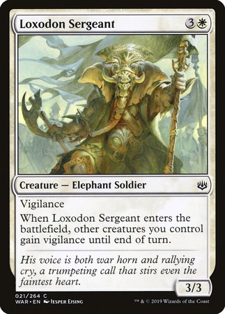 Loxodon Sergeant [War of the Spark] | The Time Vault CA