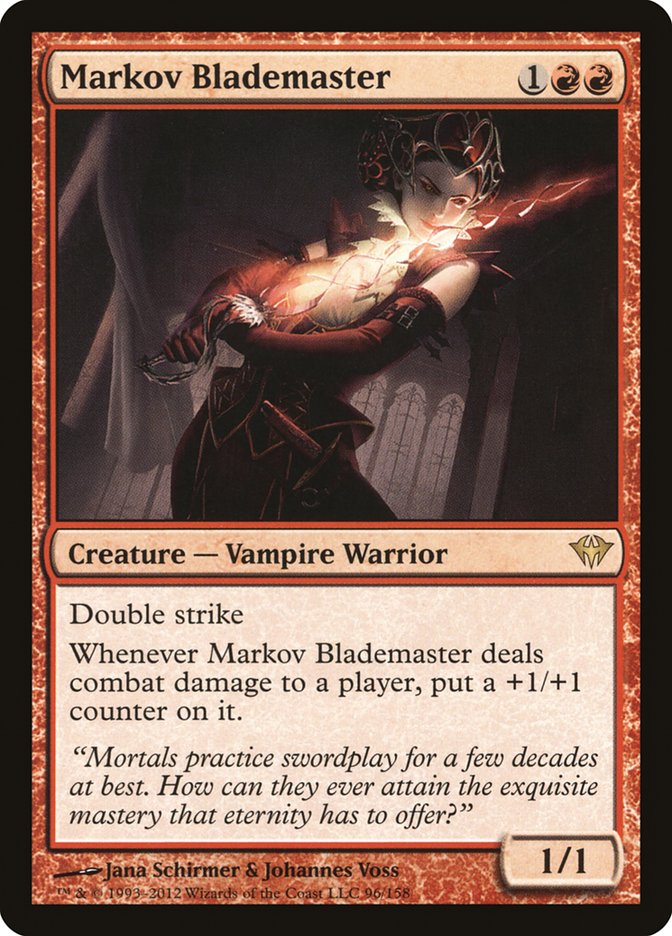Markov Blademaster [Dark Ascension] | The Time Vault CA