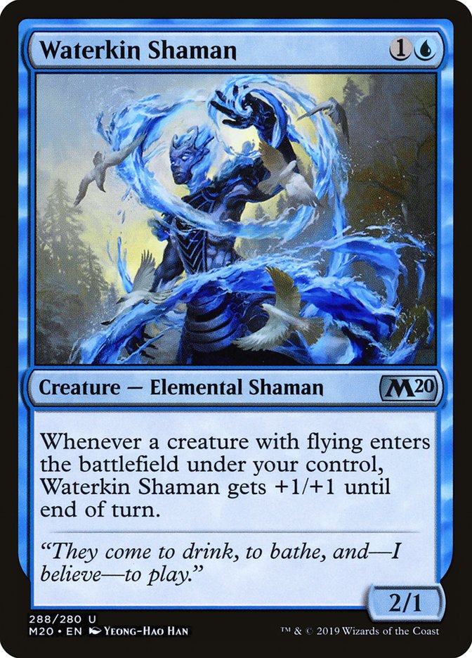 Waterkin Shaman [Core Set 2020] | The Time Vault CA