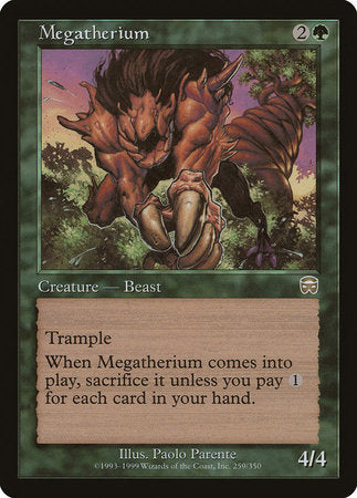 Megatherium [Mercadian Masques] | The Time Vault CA