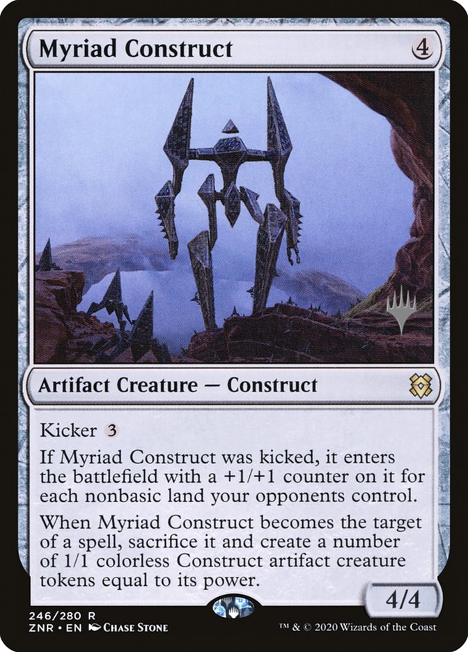 Myriad Construct (Promo Pack) [Zendikar Rising Promos] | The Time Vault CA