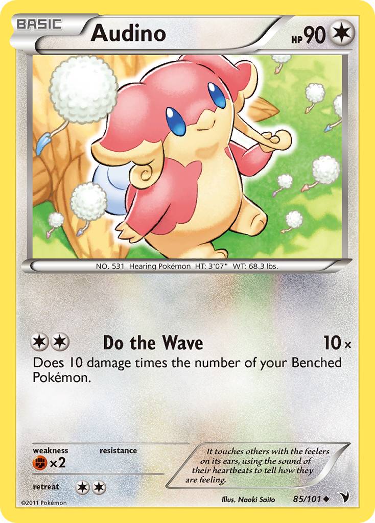 Audino (85/101) [Black & White: Noble Victories] | The Time Vault CA