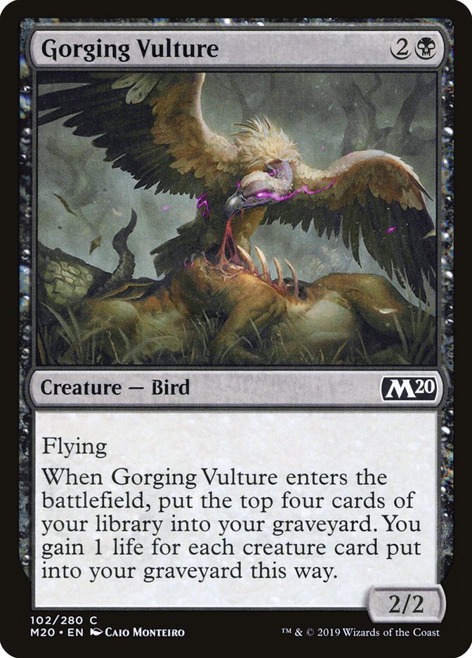 Gorging Vulture [Core Set 2020] | The Time Vault CA