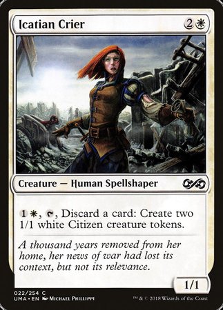 Icatian Crier [Ultimate Masters] | The Time Vault CA