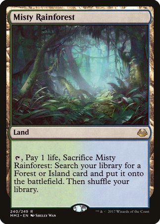 Misty Rainforest [Modern Masters 2017] | The Time Vault CA