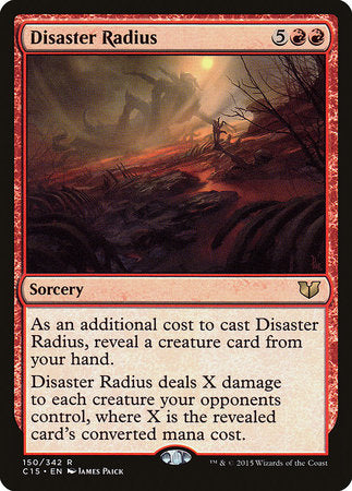 Disaster Radius [Commander 2015] | The Time Vault CA