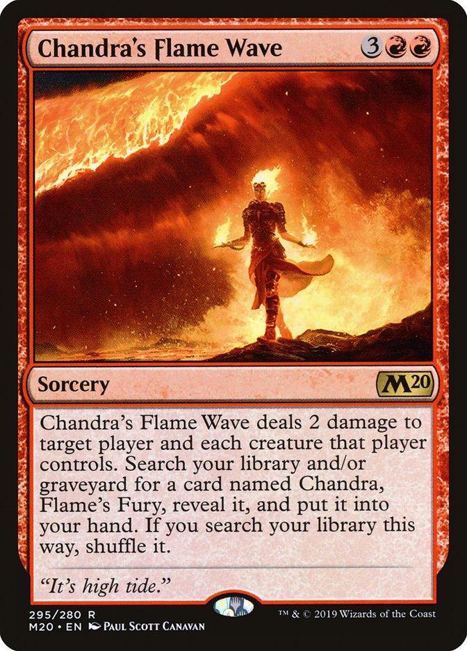 Chandra's Flame Wave [Core Set 2020] | The Time Vault CA