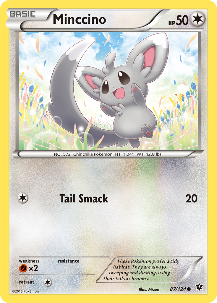 Minccino (87/124) [XY: Fates Collide] | The Time Vault CA