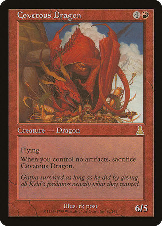 Covetous Dragon [Urza's Destiny] | The Time Vault CA